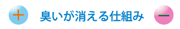 臭いが消える仕組み